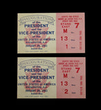 USA 1961 Kennedy & Johnson Inaugural Ball Medals & Original Inauguration Tickets