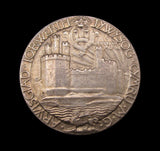 1911 Investiture Of Edward Prince Of Wales Silver Medal - Cased