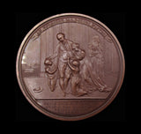 France 1793 Louis XVI King's Farewell 47mm Medal - By Kuchler