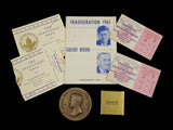 USA 1961 Kennedy & Johnson Inaugural Ball Medals & Original Inauguration Tickets