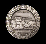 Italy 1946, 1964, 1980 Montecassino Cased Set of 3 x Silver Medals - By Johnson