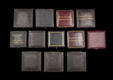 1886-1896 Set of 12 x Photographic Society Silver & Bronze Award Medals - To H.B Hare