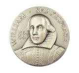 1964 William Shakespeare 400th Anniversary 50mm Silver Medal - By Pinches