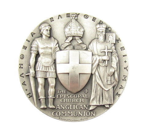 USA 1972 The Episcopal Church 45mm Silver Medal