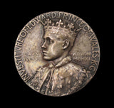 1911 Investiture Of Edward Prince Of Wales Silver Medal - Cased