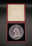 1887 Victoria Jubilee 77mm Silver Cased Medal - By Boehm