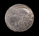 Charles I 1645 Carlisle Siege 3 Shillings - Antique Copy