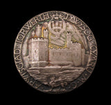 1911 Investiture Of Edward Prince Of Wales Silver Medal - Cased