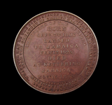 1838 Abolition of Slavery Death of William Knibb 41mm Bronze Medal - By Davis
