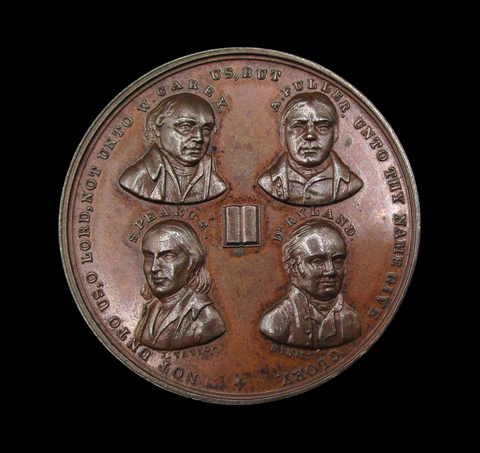 1842 Baptist Mission Society Jubilee 38mm Bronze Medal - By Taylor