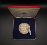 1969 Investiture Of Charles Prince Of Wales 58mm Silver Medal - Cased