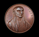 1841 William Carey Baptist Missionary Society 44mm Bronze Medal - By Davis