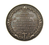 1882 North East Coast Exhibition 51mm Silver Medal - Cased