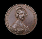 1837 Majority Of Princess Victoria 45mm Medal - By Halliday