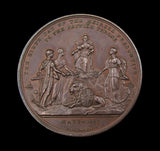 1837 Majority Of Princess Victoria 45mm Medal - By Halliday