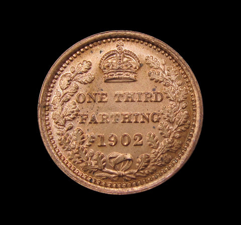 Edward VII 1902 Third Farthing - A/UNC