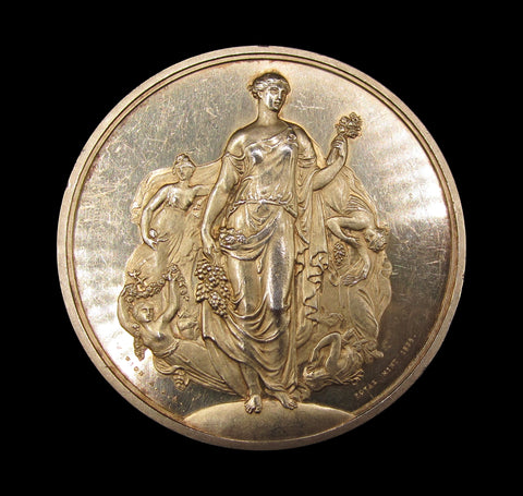 1894 Royal Horticultural Society 55mm Silver Medal - By Wyon