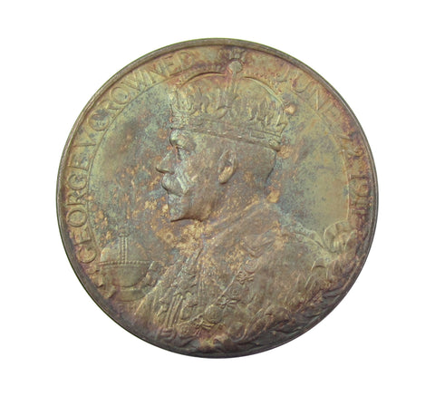 1911 George V Coronation 31mm Silver Medal - With Envelope