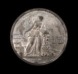 1814 Defeat Of Napoleon 39mm White Metal Medal