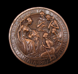 1867 Confederation of Canada 76mm Bronze Medal - By Wyon