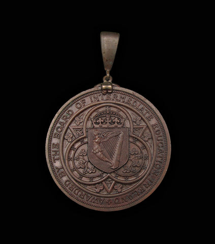 Ireland 1908 Board of Intermediate Education 52mm Bronze Medal