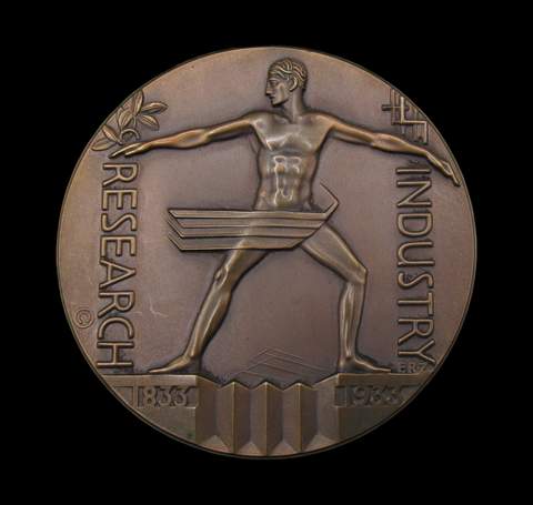USA 1933 Chicago Exposition 70mm Cased Medal - By Zettler