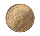 George V 1919 Halfpenny - A/UNC