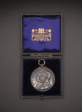 1906 Prince & Princess Of Wales Visit To India Belvedere 35mm Silver Medal