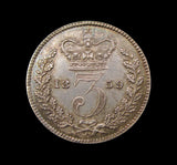 Victoria 1859 Threepence - EF