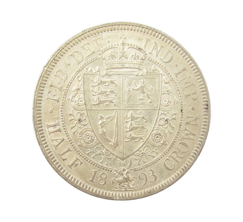 Victoria 1893 Halfcrown - GVF