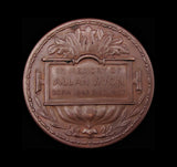 1907 Death of Allan Wyon 44mm Medal - By A.G Wyon