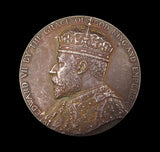 1908 Edward VII Board Of Education 51mm Silver Medal - Cased