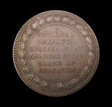 1908 Edward VII Board Of Education 51mm Silver Medal - Cased