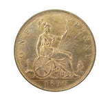 Victoria 1890 Penny - A/UNC