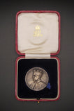 1911 Investiture Of Edward Prince Of Wales Silver Medal - Cased