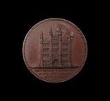 1837 Victoria Visit To The City Of London Guildhall 22mm Medal - By Wyon