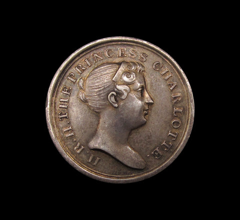 1817 Death Of Princess Charlotte 22mm Silver Medal