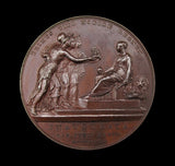1838 Victoria Coronation 37mm Bronze Medal - By Pistrucci