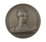 1817 Death Of Princess Charlotte 50mm Bronze Medal - By Webb