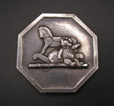 France c.1930 55mm Silver Medal 'Enfance' - By Turin