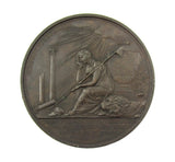 1817 Death Of Princess Charlotte 50mm Bronze Medal - By Webb