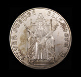 1977 Elizabeth II Silver Jubilee 57mm Silver Medal - Cased