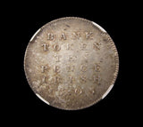 Ireland 1805 George III Ten Pence Bank Token - NGC MS63