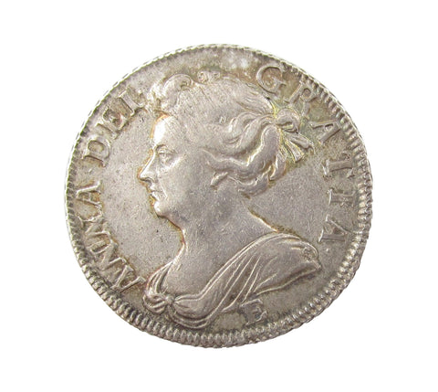 Anne 1708 E Shilling - VF