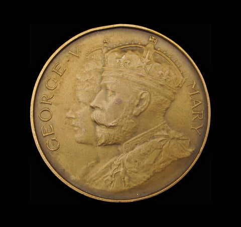 1911 George V Coronation Kings Lynn 38mm Medal - By Lewis