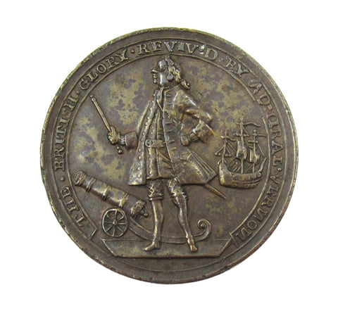 1739 Admiral Vernon Portobello 40mm Medal