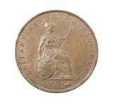 Victoria 1853 Halfpenny - EF