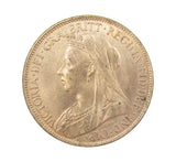Victoria 1895 Halfpenny - A/UNC