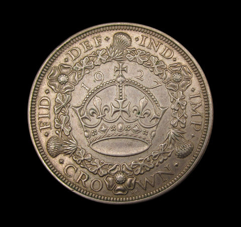 George V 1927 Proof Crown - GVF