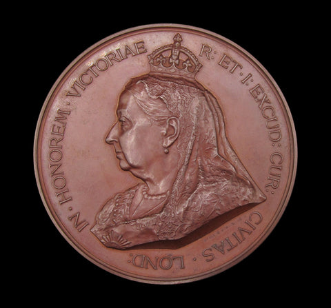 1897 Diamond Jubilee of Victoria 76mm Bronze Medal - By Bowcher